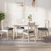 Jastucici za sjedenje 4 pcs Tamno siva 45 x 45 cm