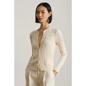 LAUREN RALPH LAUREN Pletena jopica 200P14040001 Kremna Regular Fit