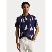 Polo Ralph Lauren Polo majica 710B19235001 Mornarsko modra Regular Fit