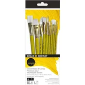 DALER ROWNEY Simply set čopičev - mixed media mix oblik