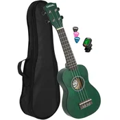 Cascha HH 3972 EN Green Soprano ukulele (Kot novo)
