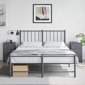 Vidaxl vidaXL Nočne omarice, komplet 2, antracit, 34,5 x 39 x 62 cm, jeklo