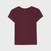 Cropp - Pletena majica - bordo