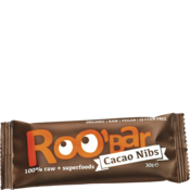 BIO Roobar veganska ploščica – kakavova zrna, 30 g