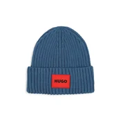 HUGO beanie kapa otroška z bombažem