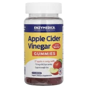 Enzymedica Apple Cider Vinegar Gummies, jabolčni kis, 74 gumijev
