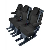 Tailored car seat covers Ford Tourneo Custom 2018- (2nd or 3rd row, 3 individual seats)