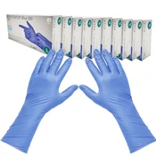 AMPri Nitrilne rokavice L modre Blue 300 100 kosov v kartonu 10 kosov