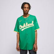 Nike Košulja Oakland Athletics Mlb Muški Odjeća Košulje T7LM-FZA1-FZ-L23 Zelena