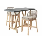 Komplet mize in stolov Berwyn 2532