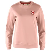 Ženski pulover Fjällräven Övik 1960 Logo Badge Sweater Chalk Rose XS
