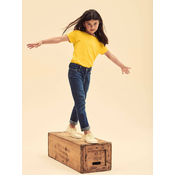 Yellow Girls T-shirt Iconic Fruit of the Loom