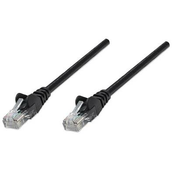 Intellinet RJ45 omrežni priključni kabel CAT 6 U/UTP [1x RJ45-vtič - 1x RJ45-vtič] 5 m črn Intellinet