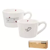 Orion Keramični vrč 230ml 2 kosa SRDÍČKA