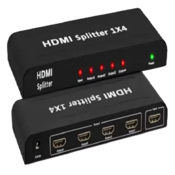 LINKOM HDMI Spliter 1x4 2.0V (4K @ 60Hz) crni