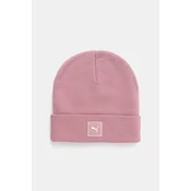 PUMA Wardrobe Essentials High Crown Beanie, Accessories, Poised Pink, OSFA