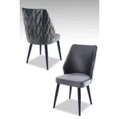 Hanah Home Set stolica Pufi, 48x90x43 cm, 2 komada, Sive