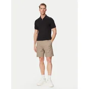HUGO Kratke hlače iz tkanine Genar261S 50567293 Svetlo rjava Slim Fit