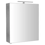 SAPHO Zrcalna omara RIWA LED, 60x70, dub srebrn, moderni dizajn