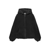 Pull&Bear Prehodna jakna STWD črn denim