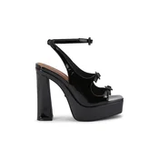 Kurt Geiger London sandali z visoko peto usnjeni Buckle Platform Sdl