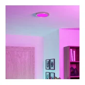 Eglo 901381 - LED RGBW zatemnjivo zadimljeno stropno svetilo FUEVA-Z LED/11,2W/230V 21,1cm IP44 krom