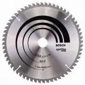 BOSCH List kružne testere Optiline Wood 254 x 30 x 2,0 mm, 60 - 2608640436