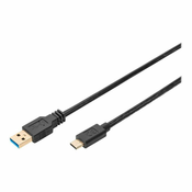 DIGITUS - USB-C cable - USB-C to USB Type A - 1 m - DB-300146-010-S