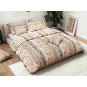 Pamucna posteljina SUMMER DREAM BLUE krem Dimenzije posteljine: 70 x 90 cm | 140 x 200 cm