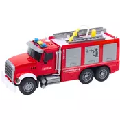 slomart Gasilski avto LEAN TOYS z vodo, lučmi in zvokom