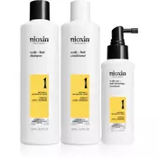 Nioxin Negovalni set za fine, rahlo razredčene naravne lase Sistem 1