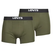 Levis SOLID BASIC BOXER ORGANIC COTTON Pack de 2 Kaki