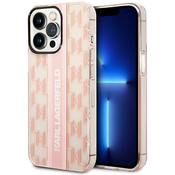 KARL LAGERFELD Futrola za iPhone 14 Pro Max MONO VERTICAL STRIPE PINK (KLHCP14XHKLSPCP)