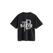 Baker by Ted Baker Majica siva/črna/bela