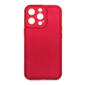 Maska Clear color za iPhone 14 Pro Max crvena.
