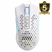 MOUSE - REDRAGON STORM PRO M808 WIRELESS/WIRED - WHITE - 6950376709936
