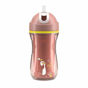 Chicco Šalica Sport sa slamkom pink, 14m+