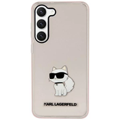 Karl Lagerfeld Samsung Galaxy S23 pink hardcase Ikonik Choupette (KLHCS23SHNCHTCP)