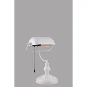 Opviq Stona lampa Banker, Bela