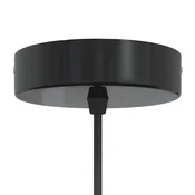 Vidaxl obesek svetilka nastavljiva po višini E27 Gloss Grey O 31 cm