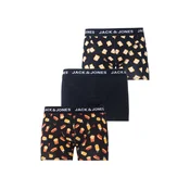 JACK & JONES Boksarice JACKEVIN FOOD konjak / rumena / črna / bela