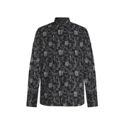 KARL LAGERFELD Srajca 605000 563613 Črna Regular Fit