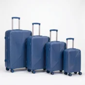 Set kofera 4u1 u plavoj boji - Deco Ray dezen