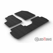 Rubber car mats Peugeot 5008 2017-2024