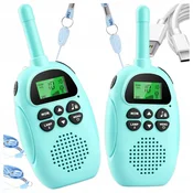 [paket] Otroški komplet walkie-talkie USB dvosmerna radijska postaja Z3323