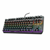 Trust gaming tipkovnica GXT 834 Callaz, Osvjetljenje, Mehanička, crna