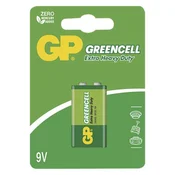 Baterija GP GREENCELL cink-kloridna 9V 1 blister