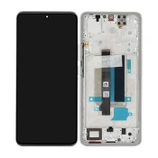 Xiaomi Redmi Note 13 Pro+ 23090RA98C - LCD zaslon + steklo na dotik + okvir (Moonlight White) - 560001N16U00 Genuine Service Pack