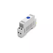 NO Normally Open thermostat, adjustable (for controlling cooling elements), DIN rail mount