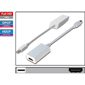 adapter MINI DisplayPort moški  ženski HDMI  0,15m